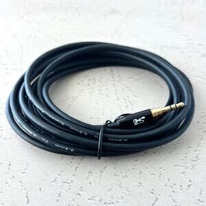 Aux Cable - Auxiliary Cable - Stereo Speaker Cable - 9 Foot - Black